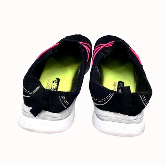 Danskin Now Women's Black Mesh Memory Foam Slip-On Shoes Size 9 - Picture 4 of 8